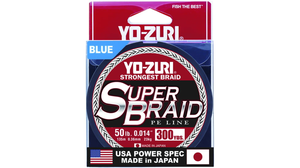 Yo-Zuri SuperBraid Line 50lb 300yd Blue Boxed, YZ SB 50LB BL 300YD