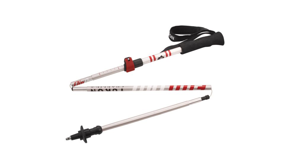 Yukon Flipout Trekking Poles - Aluminum - Red/Silver 58009