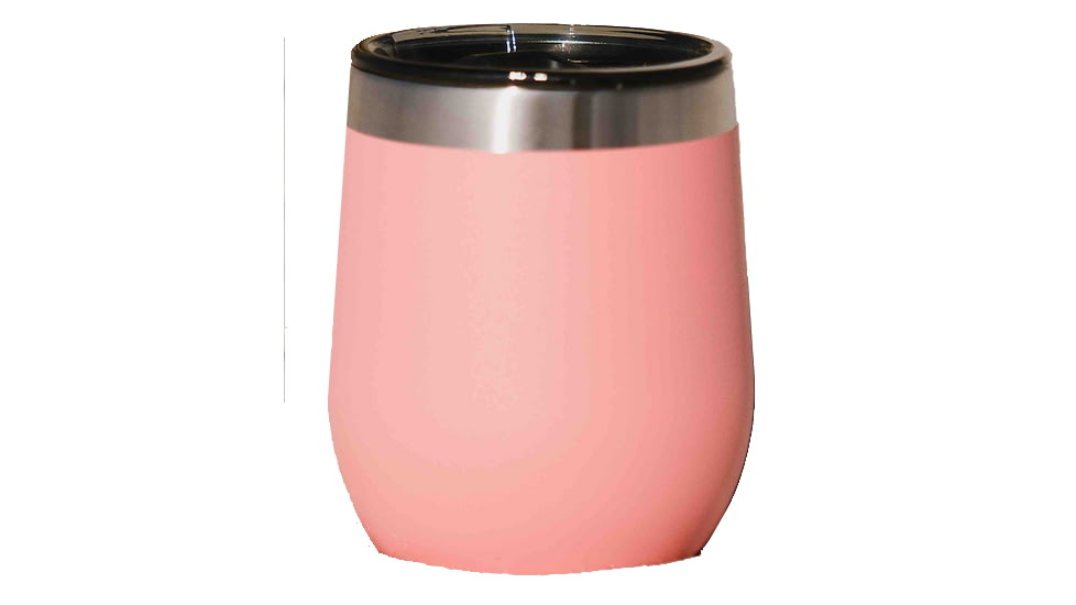 Yukon Outfitters 10oz Wine Tumbler, Coral, YOWT10CORAL