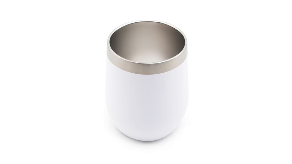 Yukon Outfitters 10oz Wine Tumbler, White, YOWT10WHT