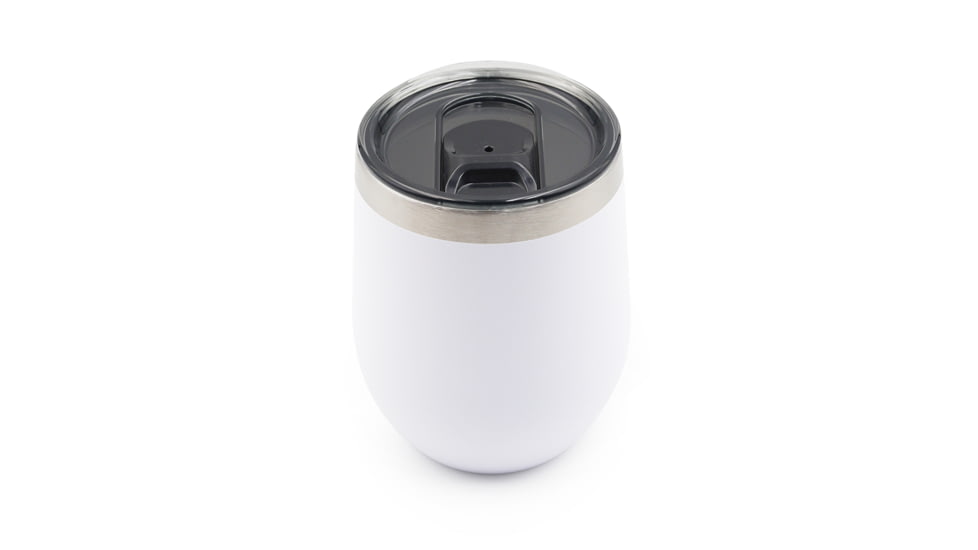 Yukon Outfitters 10oz Wine Tumbler, White, YOWT10WHT