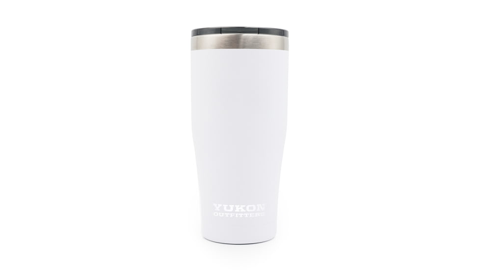 Yukon Outfitters 20oz Tumbler, Bright White, YO20BRWHT