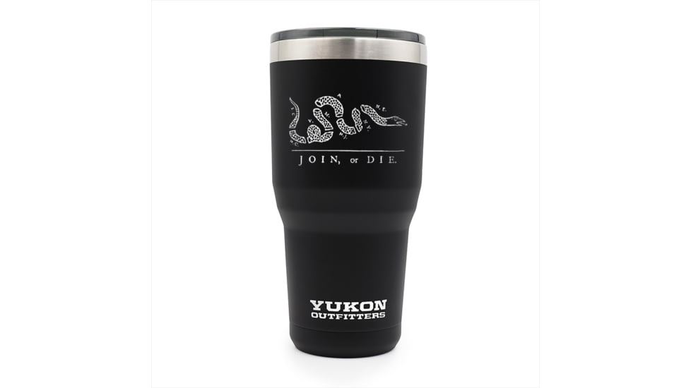 Yukon Outfitters 30oz Tumbler, Join or Die -Black, MGYT30BLKJD