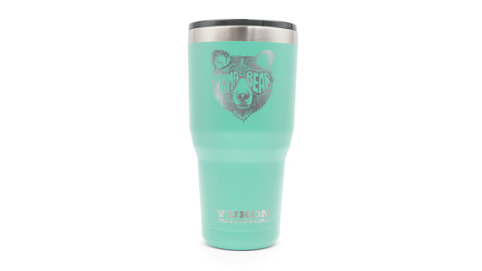 Yukon Outfitters 30oz Tumbler, Mama Bear Shades-Seafoam, MGYT30SFMB