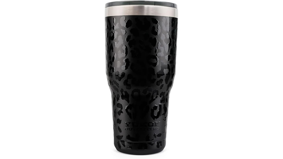 Yukon Outfitters 30oz Tumbler, UV Black Leopard, MGYT30UVBL