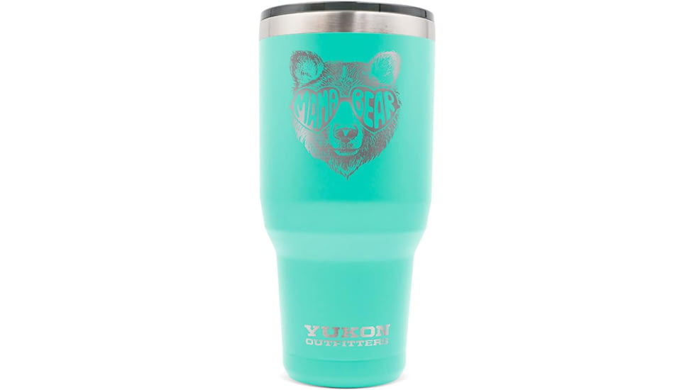 Yukon Outfitters 40oz Tumbler, Mama Bear Shades Seafoam, MGYT40SFMB