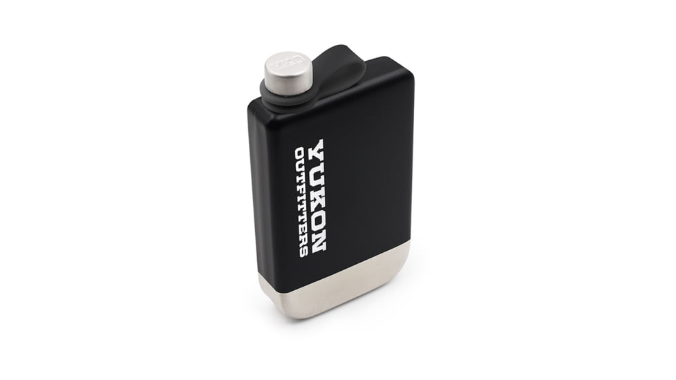 Yukon Outfitters 9oz Highline Flask, Black, YF09BLK