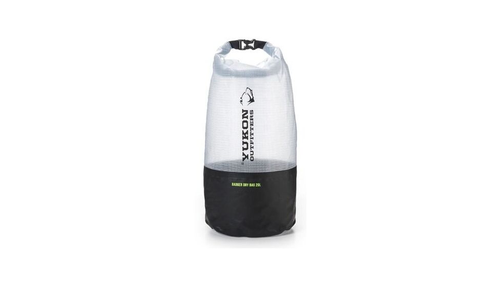 Yukon Outfitters Badger Dry Bag,18x9.5x9.5in,Clear MG687