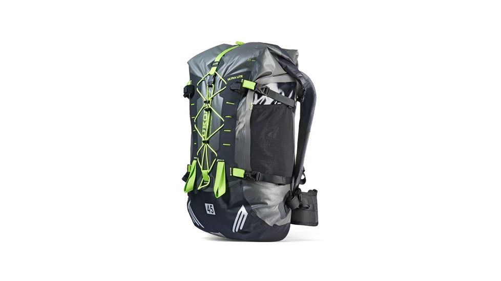 Yukon Outfitters El Capitan 3 Day Dry Pack,29x11x9in,Hyper Green/Black/Grey MG855G45L