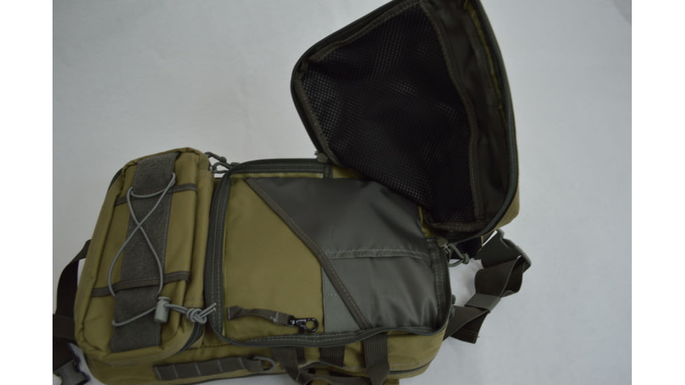 Yukon Outfitters Overwatch Sling Pack,17x12x4in,Coyote/Foliage MG-5032tt