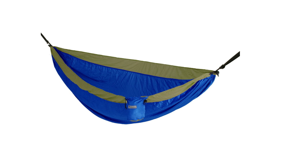 Yukon Outfitters Patriot Hammock w/Tree Straps, Olive/Royal Blue, APP1601OlRo