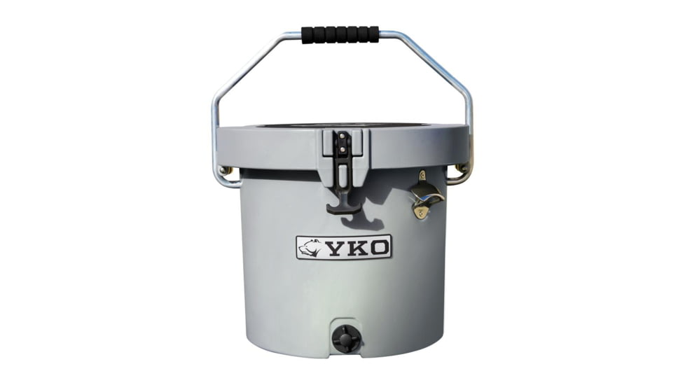 Yukon Outfitters Round Bucket Coolers, 20 Qt, Charcoal, MGYRHC2005
