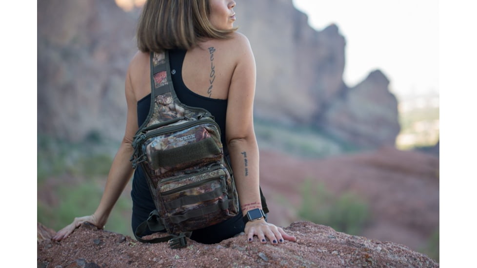 Yukon Outfitters Scout Sling Pack, Mountain Camo, MG14261mc