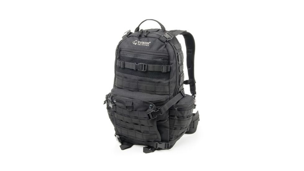 Yukon Outfitters Stokeridge 3 Day Pack,22x16x8in,Black MG0015