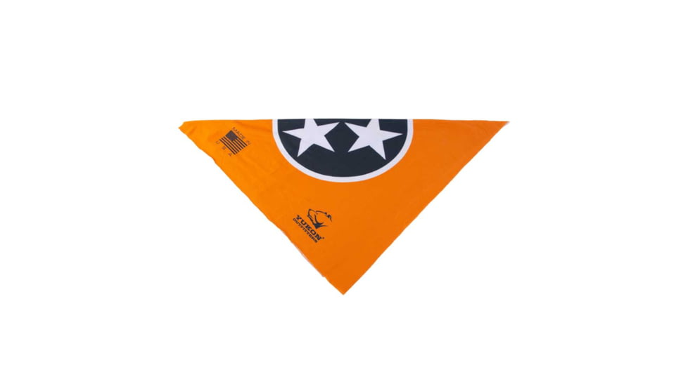 Yukon Outfitters Trail Bandana, TN Flag Orange &amp; Grey SPF 50, MGYTB811