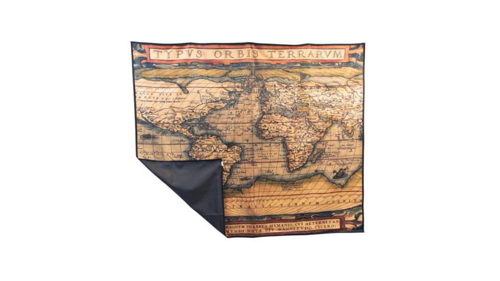 Yukon Outfitters Water Resistant Camp Blanket, 50x60in, World Map, MGYCB805