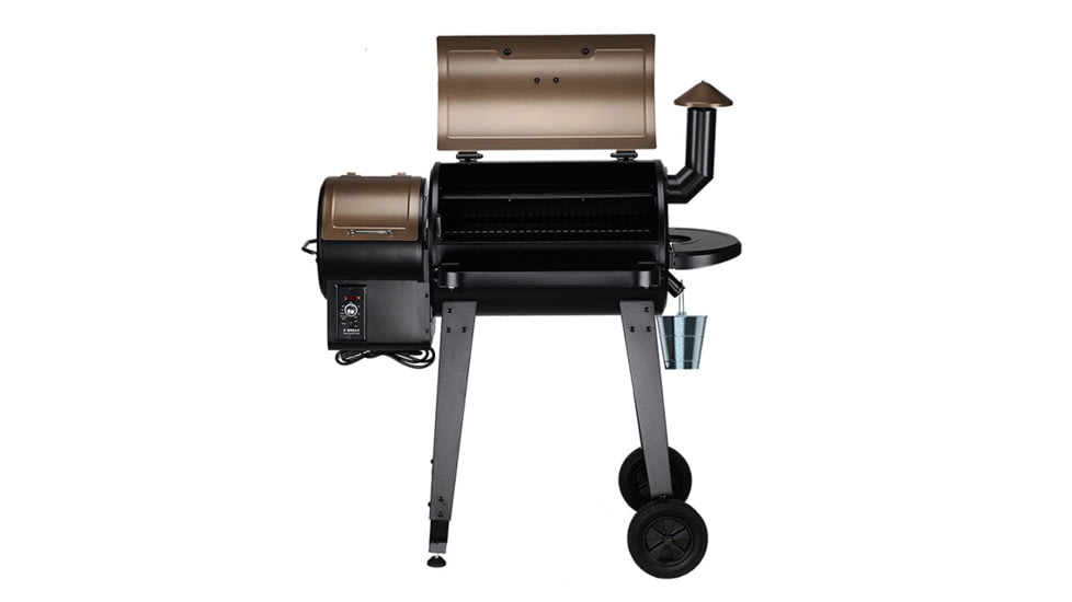 Z Grills ZPG-450A 7-in-1 Wood Pellet Grill, BBQ &amp; Smoker, Brown/Black, Medium, ZPG-450A