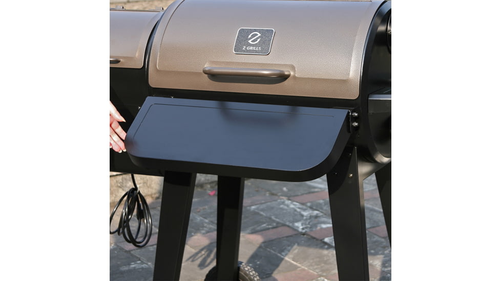 Z Grills ZPG-450A 7-in-1 Wood Pellet Grill, BBQ &amp; Smoker, Brown/Black, Medium, ZPG-450A