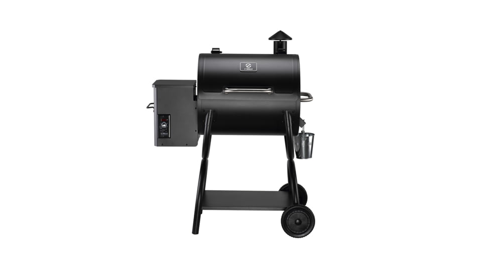 Z Grills ZPG-550A 8-in-1 Wood Pellet Grill, BBQ &amp; Smoker, 40x25x48in, Black, Medium, ZPG-550A