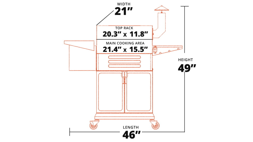 Z Grills ZPG-600D3E Wood Pellet Grill &amp; Smoker, Sliver/Black, Medium, ZPG-600D3E