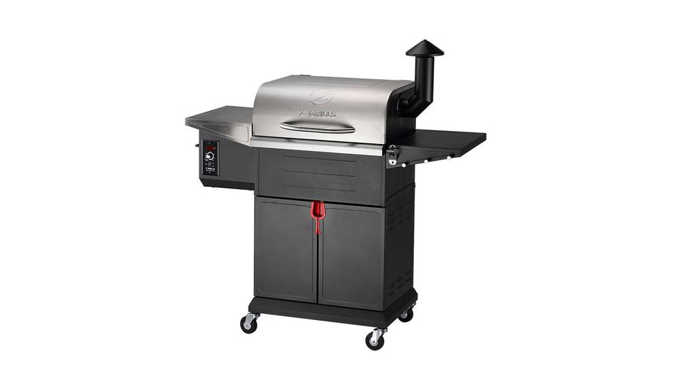 Z Grills ZPG-600D3E Wood Pellet Grill &amp; Smoker, Sliver/Black, Medium, ZPG-600D3E