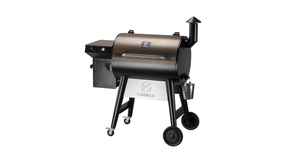 Z Grills ZPG-7002C Wood Pellet Grill &amp; Smoker, Brown/Black, Medium, ZPG-7002C