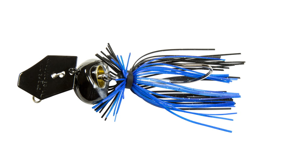 Z-man Chatterbait Freedom CFL, Black/Blue, 3/8oz, CBCFL38-01