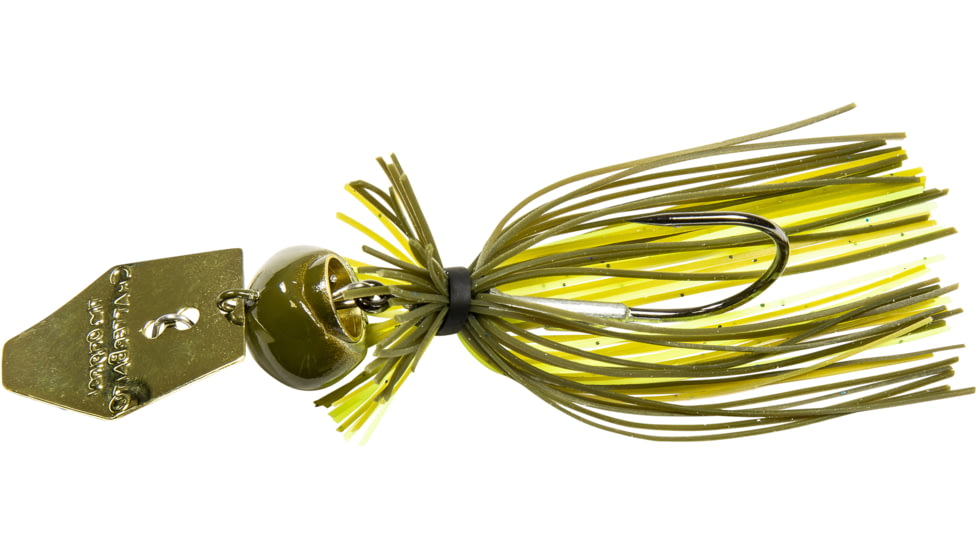 Z-man Chatterbait Freedom CFL, Treuse Green Pumpkin, 1/2oz, CBCFL12-05