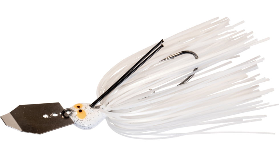 Z-man Crosseyez Chatterbait 1/2oz, Pearl Ghost, CBCE12-01