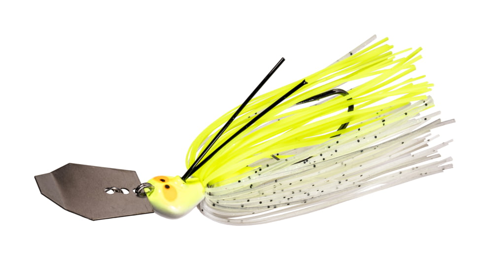 Z-man Crosseyez Chatterbait 3/8oz, Chartreuse/White, CBCE38-06