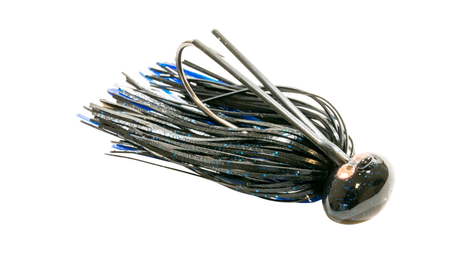 Z-man Crosseyez Football Jig 3/4oz, Black/Blue, CEFB34-01