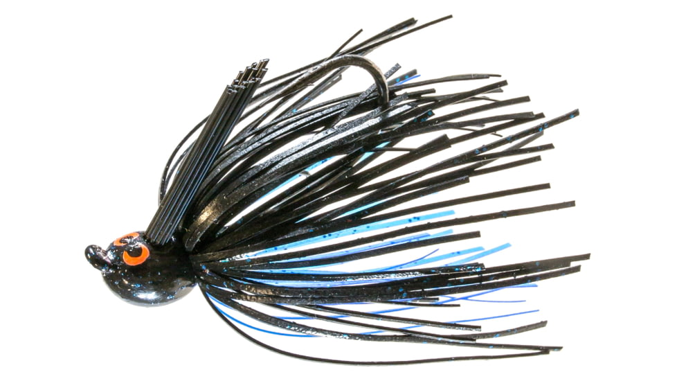 Z-man CrossEyeZ Power Finesse Jig, 1/4oz, Black/Blue, CEPF14-01