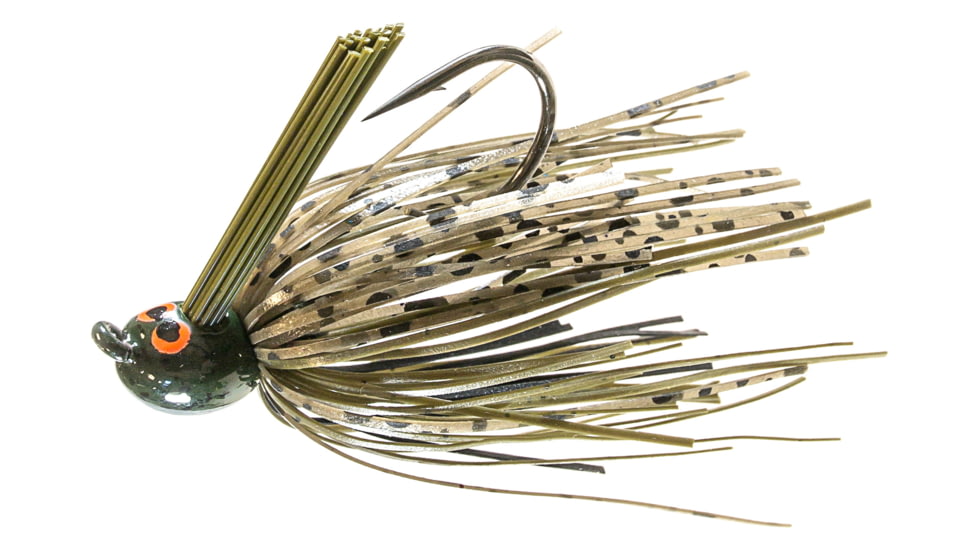 Z-man CrossEyeZ Power Finesse Jig, 1/4oz, Green Pumpkin, CEPF14-02