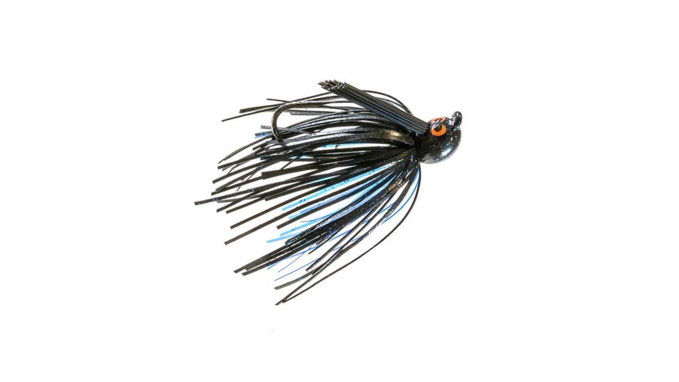 Z-man CrosseyeZ Power Finesse Jig, 3/8oz, Black/Blue, CEPF38-01