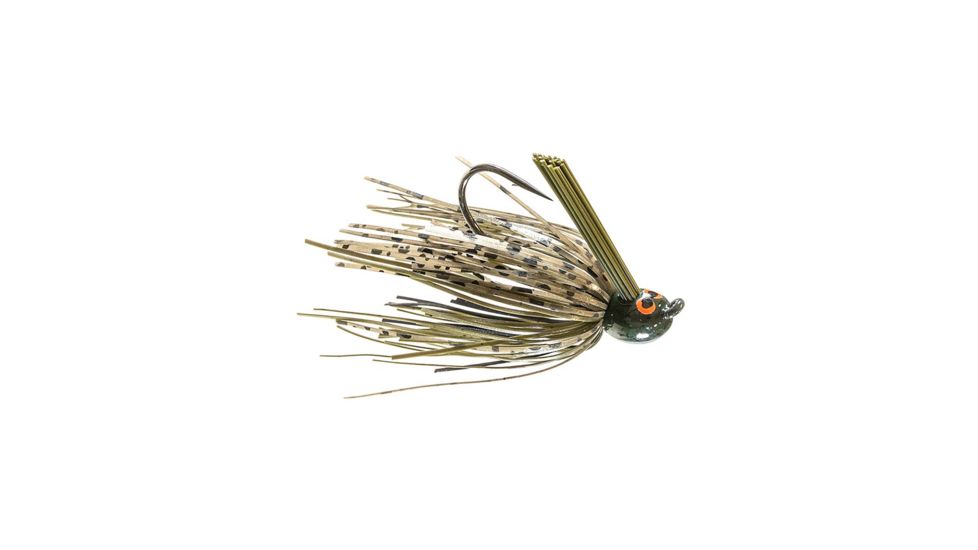 Z-man CrosseyeZ Power Finesse Jig, 3/8oz, Green Pumpkin, CEPF38-02