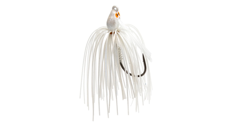 Z-man Crosseyez Snakehead Swim Jig, 1/4oz, Pearl Ghost, CESJ14-07