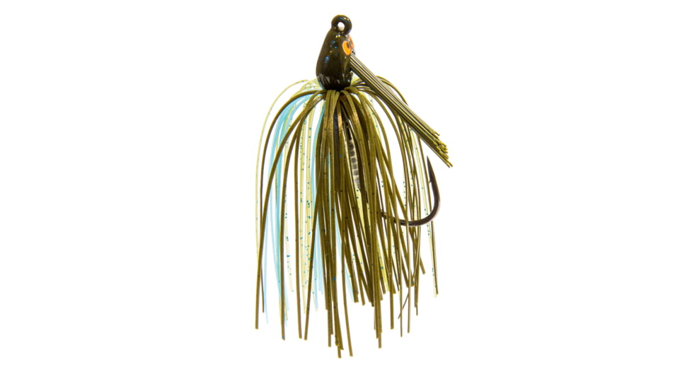 Z-man Crosseyez Snakehead Swim Jig 1/4oz, Water Bug, CESJ14-08