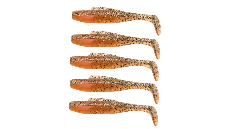 Z-man Diezel Minnowz Soft Bait, 5 Pack, 4 in, New Penny, DMIN-261PK5