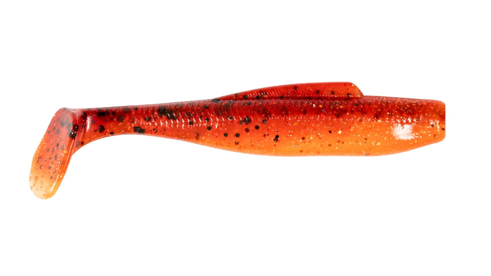 Z-man Diezel Minnowz Soft Bait, 5 Pack, 4 in, Fire Craw, DMIN-370PK5