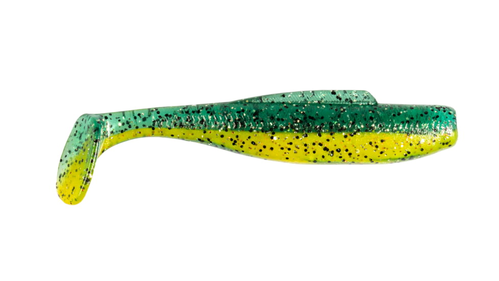 Z-man Diezel Minnowz Soft Bait, 5 Pack, 4 in, Pro Yellow Perch, DMIN-375PK5