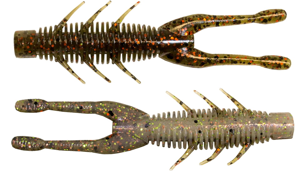 Z-man Elaztech TRD Hogz Creature Bait, 6, 3in, Drew'S Craw, THOGZ-343PK6