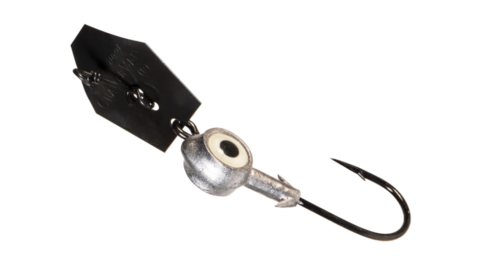 Z-man Eye Strike Chatterbait 5/0 3/8 oz Black 2 Pack, CBE5038-3PK2