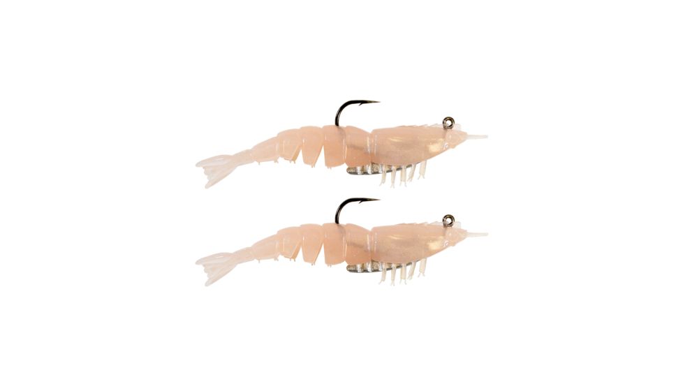 Z-man EZ SHRIMPZ RIGGED 3.5 NATURAL2PK EZSR-228PK2