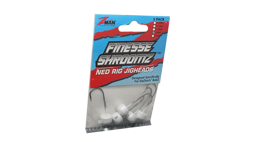 Z-man FINESSE SHROOMZ 1/6oz5PK PEARL FJH16-05PK5