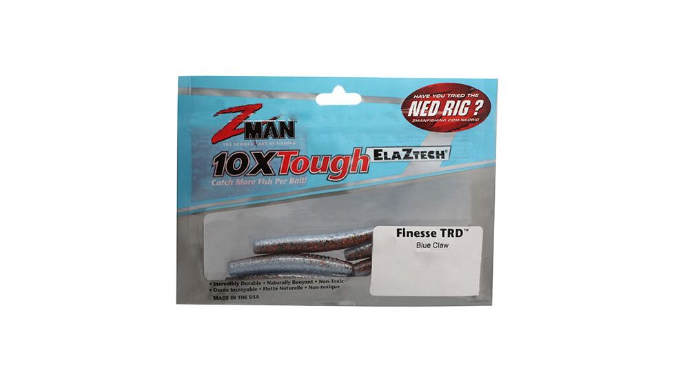 Z-man FINESSE TRD 2.75 BLUE CLAW 8PK TRD275-330PK8