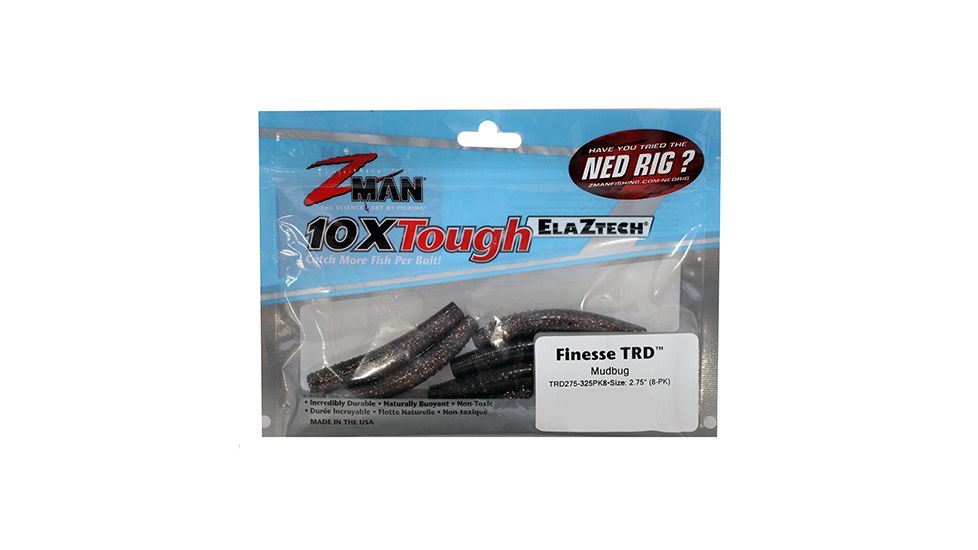 Z-man FINESSE TRD 2.75 MUDBUG 8PK TRD275-325PK8