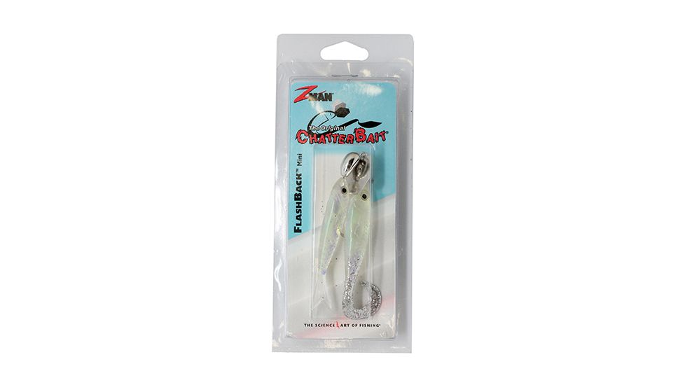Z-man Flashback Mini Swim Jig, 1/8oz, Silver/Natural, CB-FBMINI18-07