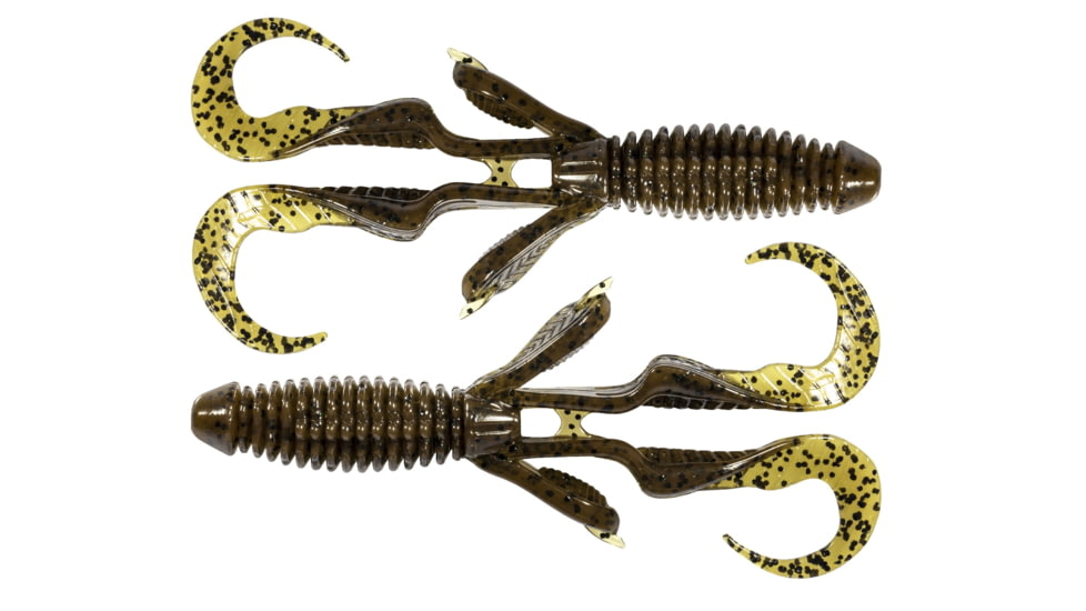 Z-man Gremlin Soft Bait Lure, Green Pumpkin, 4.5in, GR45-46PK4