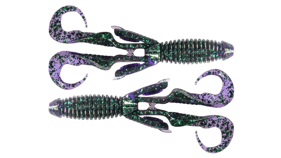 Z-man Gremlin Soft Bait Lure, Junebug, 4.5in, GR45-42PK4