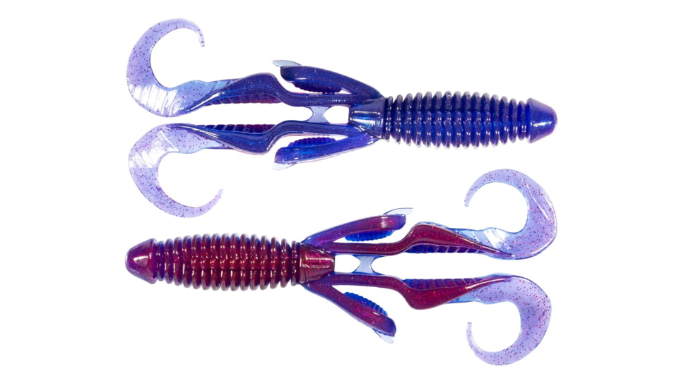 Z-man Gremlin Soft Bait Lure, Purple Rain, 4.5in, GR45-378PK4